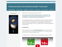 Tablet Screenshot of feuerwerk-skf.ch